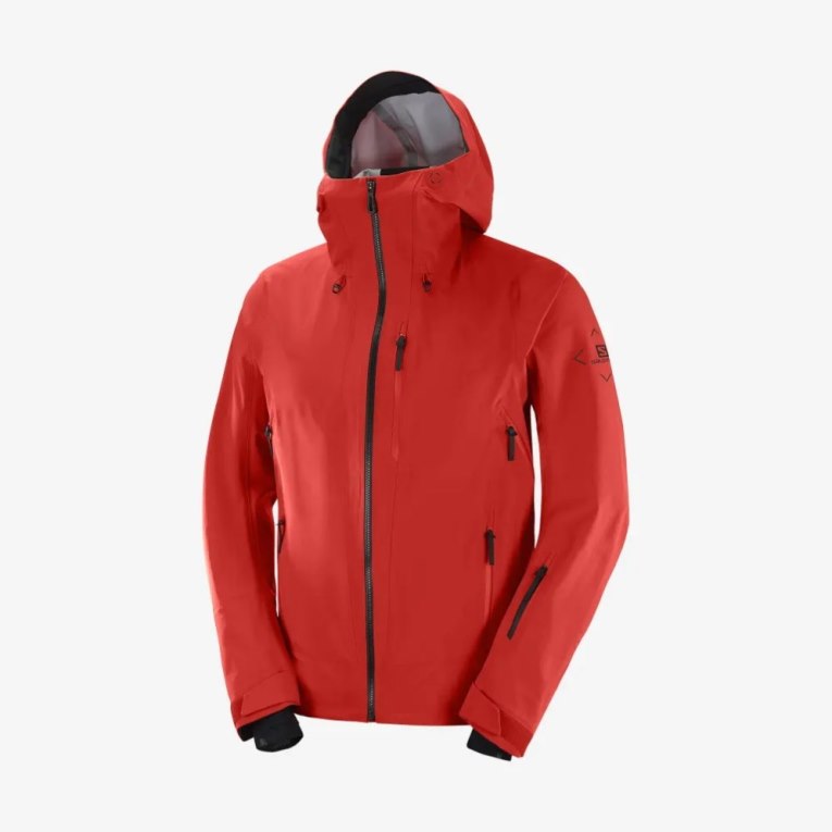 Chaquetas De Esquí Salomon Outlaw 3L Shell Hombre Rojos | MX ZBVU175